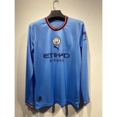 22-23 Manchester City home long sleeves